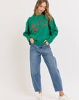 HOLIDAY SWEATER IT'S THE SEASON: Green