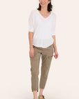 XCVI ACKER SLIM PANT/TRUFFLE
