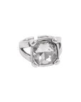 Handmade Crystal Brass Ring - 6830