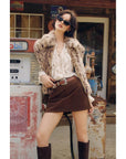 Wanderroot Faux Fur Vest: TAUPE BROWN