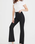 Susie Flare Shaping Legging - Cotton Stretch - Black /