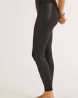 LM7514 - INVIGORATE YOGA LEGGINGS: BLACK / S-M-L(2-2-2)