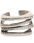 Handmade Brass Ring In Silver Plated - ZRC-029