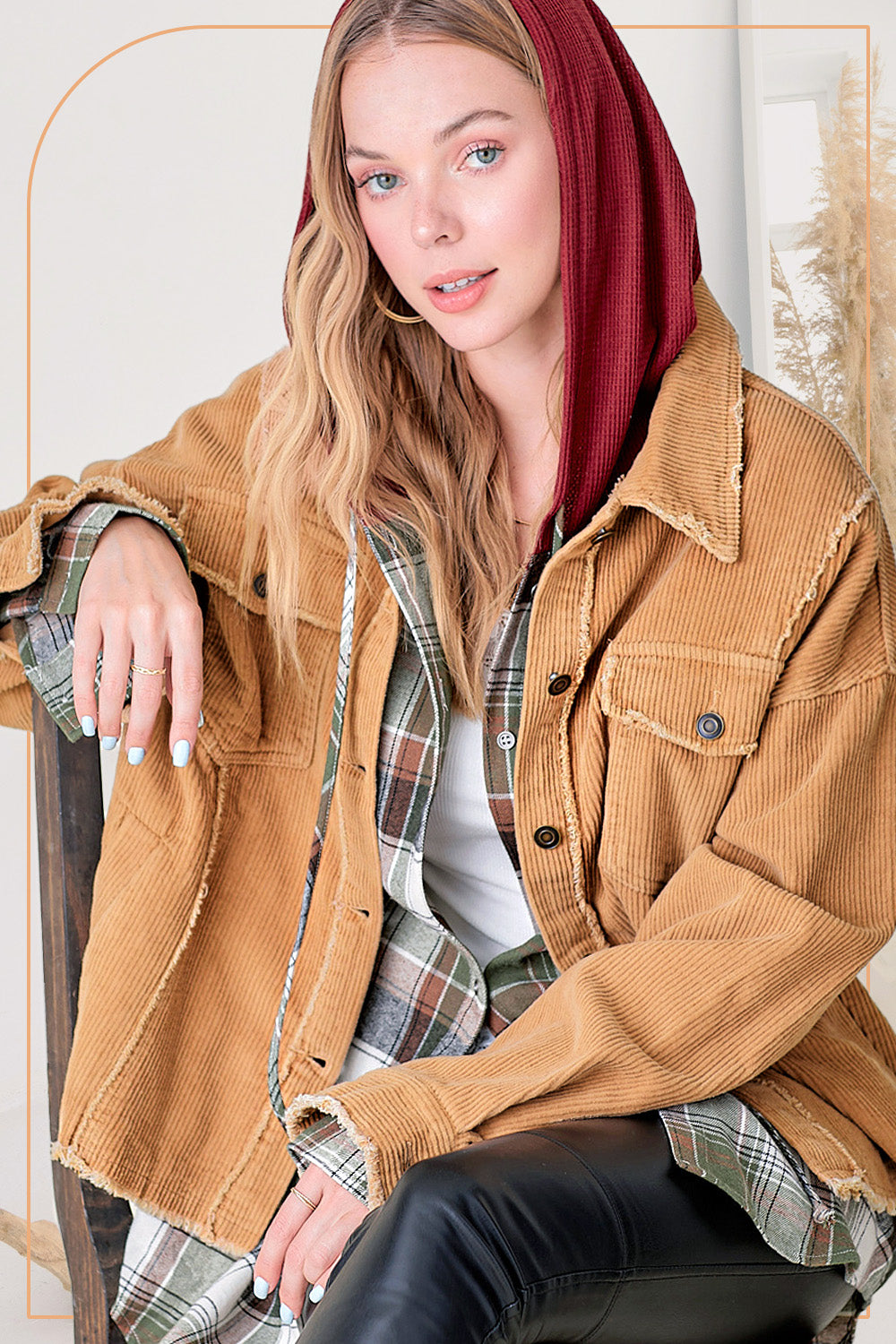 CATORCE ジャケット キャメル CAMEL OVERSIZED CORDUROY JACKET – No Roots Boutique