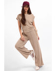 TOMMY KNIT TOP-TAUPE