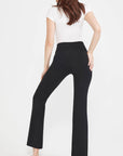 Susie Flare Shaping Legging - Cotton Stretch - Black /