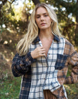 Plaid Oversize Shacket: Multi