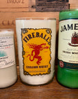Liquor Bottle Candle: Oakmoss & Amber