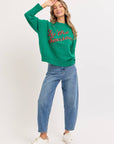 HOLIDAY SWEATER IT'S THE SEASON: Green