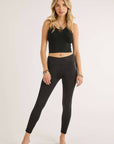 LM7514 - INVIGORATE YOGA LEGGINGS: BLACK / S-M-L(2-2-2)