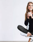Britt's BLACK Knits Fleece Lined Leggings Small/ Medium