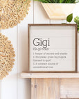 Gigi Definition White: 8 x 8 x 1.5