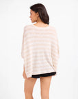 BILLIE STRIPE BRUSHED DOLMAN TOP