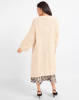IGGY HAND KNIT CHUNKY LONG CARDIGAN