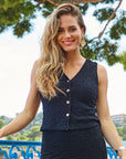 ESQUALO SLVLESS BUBBLE VEST