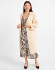 IGGY HAND KNIT CHUNKY LONG CARDIGAN