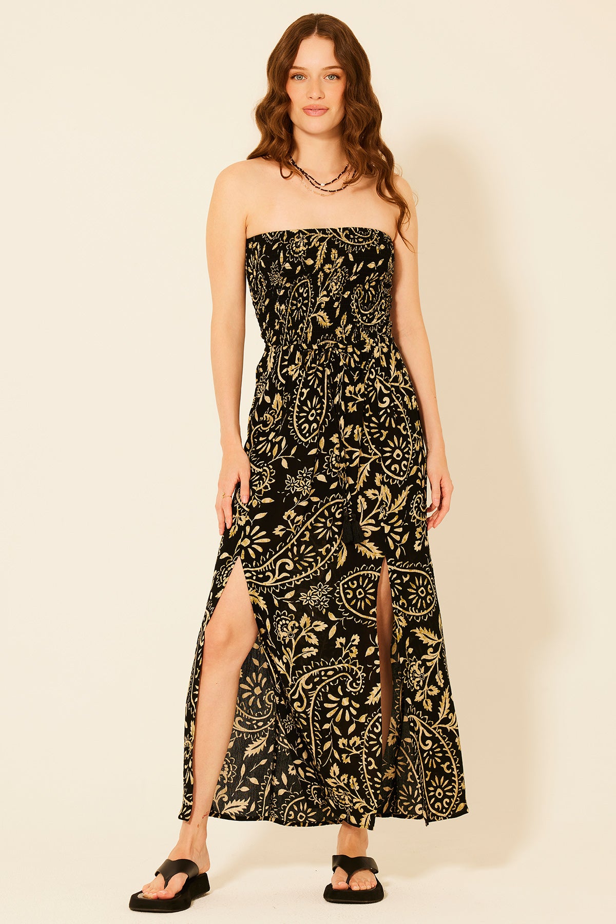 knee length dresses for ladies BLACK LANAI DRESS