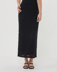 ESQUALO BLACK BUBBLE SKIRT