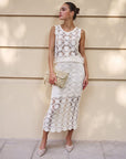 ESQUALO CROCHET SKIRT