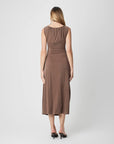 BROWN CHELL DRESS