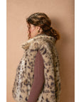 Wanderroot Faux Fur Vest: TAUPE BROWN