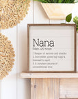 Nana Definition White: 8 x 8 x 1.5