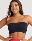 Bandeau Bra - Seamless - Black