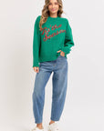 HOLIDAY SWEATER IT'S THE SEASON: Green