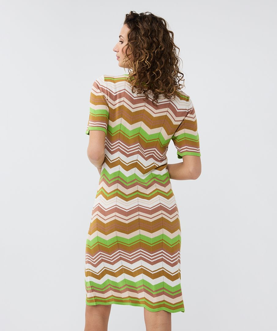 ZIG ZAG KNIT DRESS