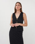 ESQUALO SLVLESS BUBBLE VEST