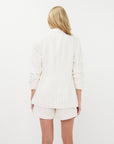 STRIPED LINEN BLAZER