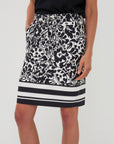 ESQUALO BLACK & WHITE SKIRT