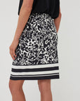 ESQUALO BLACK & WHITE SKIRT