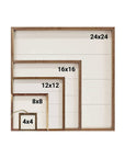 Nana Definition White: 8 x 8 x 1.5