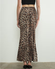 AARON & AMBER LEOPARD SKIRT