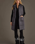 Dk. Gray Long Vest