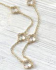 Clover quatrefoil medium necklace