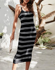 STRIPED KNIT MAXI