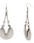 Handmade Pewter Earrings - KU40