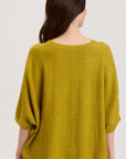 XCVI GREEN PONCHO SWEATER