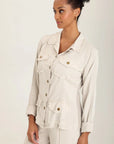 XCVI TWILL SAFARI JACKET