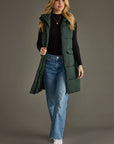 Dk. Green Long Vest