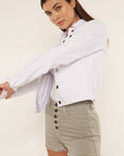 WHITE DENIM JACKET