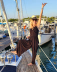 P+T BORA HALTER JUMPSUIT