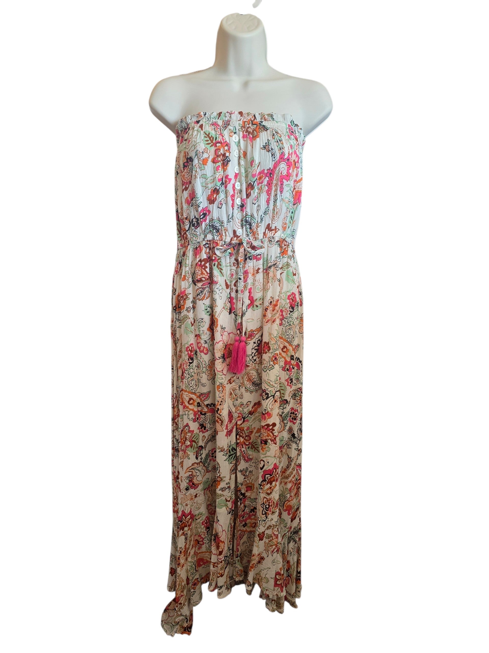 PINK FLORAL MAXI