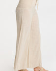 TAN WIDE LEG PANT