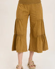 XCVI LINEN SIDE-TIER PALAZZO PANT