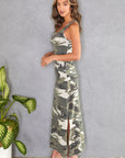 CAMO MAXI DRESS