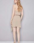 ILTM BEIGE SKIRT W/KNOT