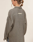 LAMIEL WAFFLE TEXTURE BUTTON DOWN JACKET